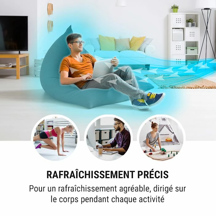 OneConcept Rafraichisseurs CarribeanBlue Rafraîchisseur D'air – Image 4
