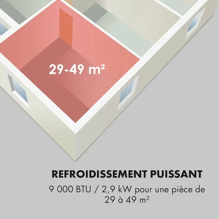 Klarstein Climatiseurs New Breeze ECO Climatiseur Mobile – Image 4