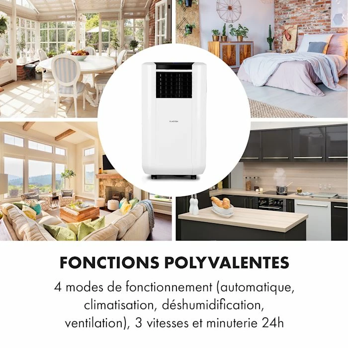 Klarstein Climatiseurs Climatiseur Mobile Max Breeze Smart Mobile15000 BTU/h (4,4 KW) CEE A – Image 6