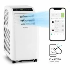 Klarstein Climatiseurs Climatiseur Mobile Metrobreeze Rom Smart 10 000 BTU / 3,0 KW EEC A+ Télécommande
