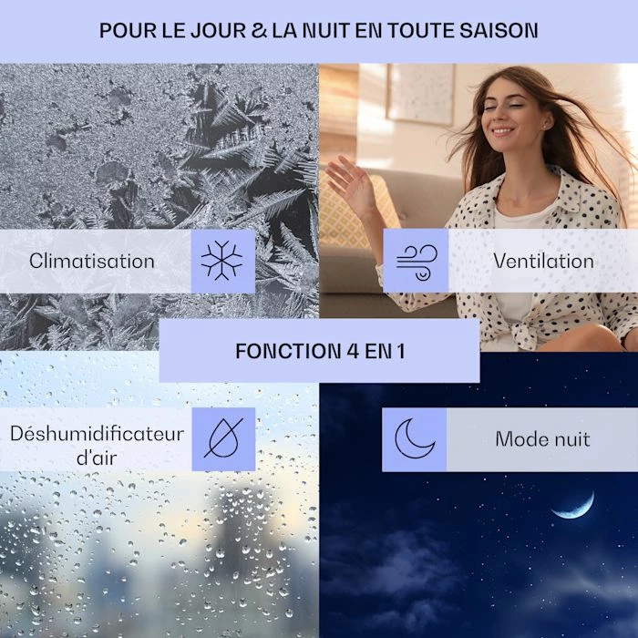 Klarstein Climatiseurs New Breeze 7 Climatiseur Mobile – Image 2