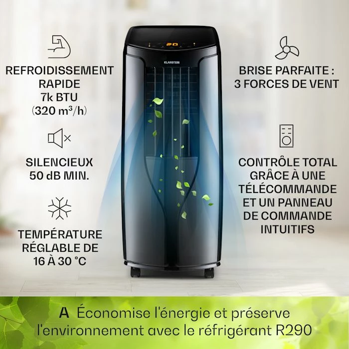 Klarstein Climatiseurs New Breeze 7 Climatiseur Mobile – Image 3