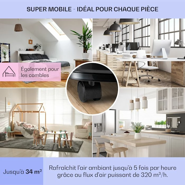 Klarstein Climatiseurs New Breeze 7 Climatiseur Mobile – Image 5