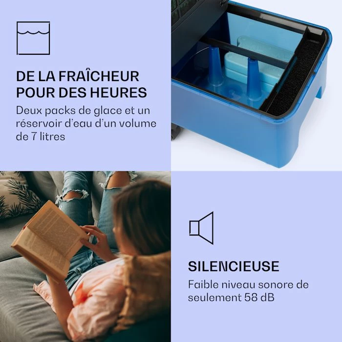 Klarstein Rafraichisseurs IceWind Plus Smart Smart 4-in-1 Refroidisseur D'air – Image 6