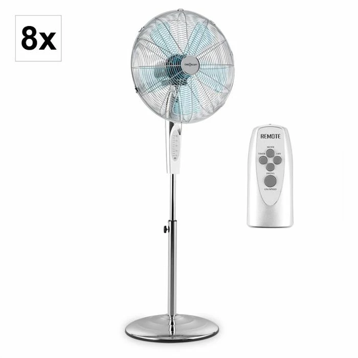 OneConcept Ventilateurs Metal Blizzard RC Kit De Ventilateur à Poser