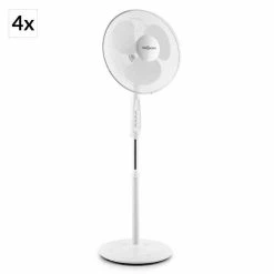 OneConcept Ventilateurs White Blizzard 2G Kit De Ventilateur à Poser
