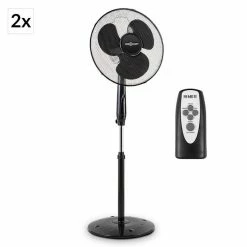 OneConcept Ventilateurs Black Blizzard 2G RC Kit De Ventilateur à Poser